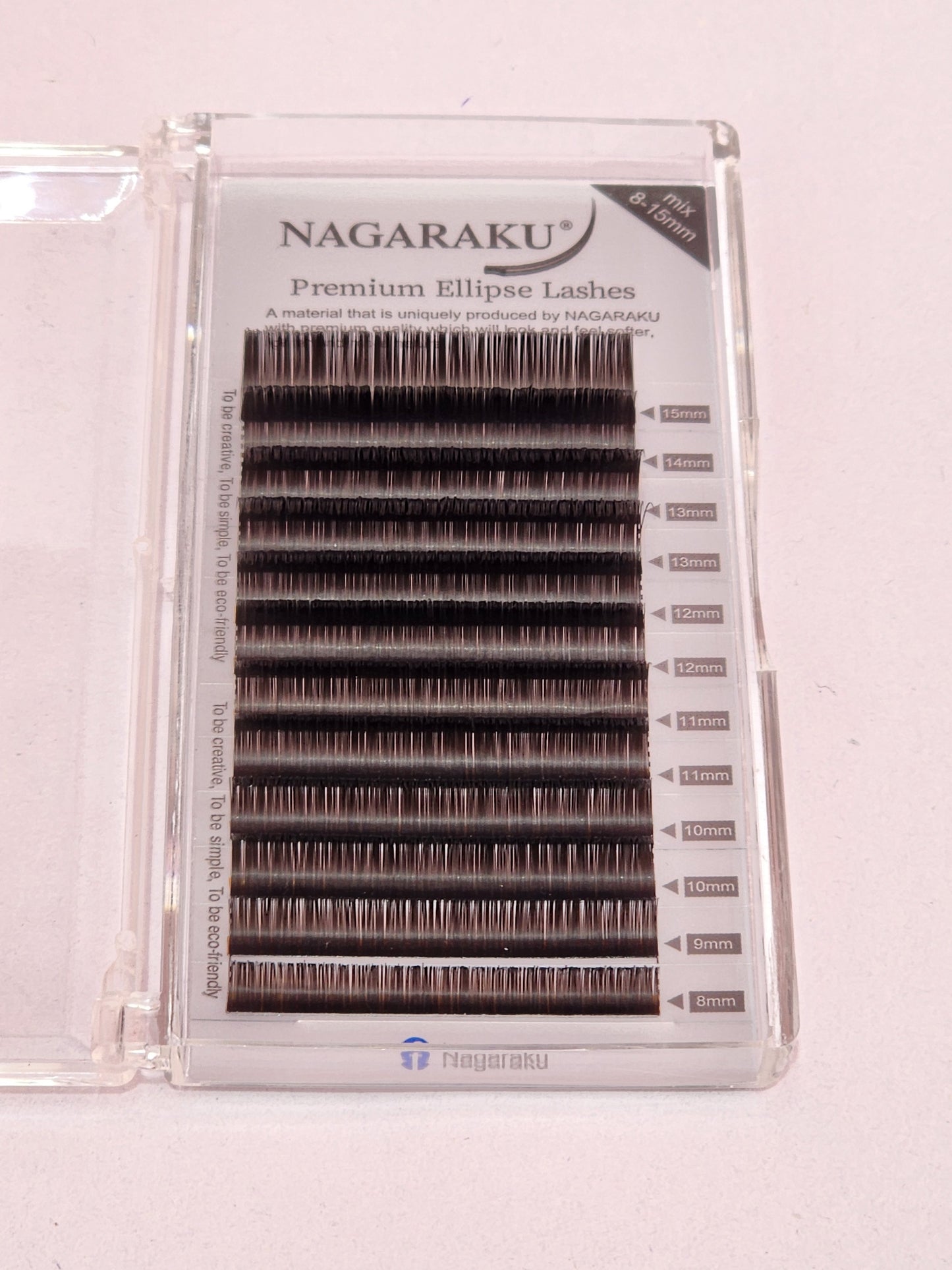 Extensiones Nagaraku Pemium Ellipse Lashes o Flat (cola de sirena)