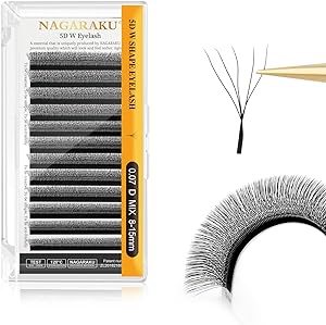 Nagaraku 3D/4D/5D/6D/7D/8D / Fibras tecnológicas 0.07 mm 8-15 mix (extensiones)