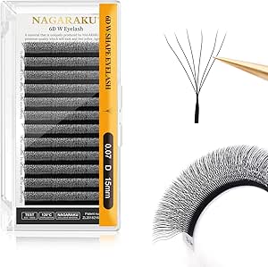 Nagaraku 3D/4D/5D/6D/7D/8D / Fibras tecnológicas 0.07 mm 8-15 mix (extensiones)