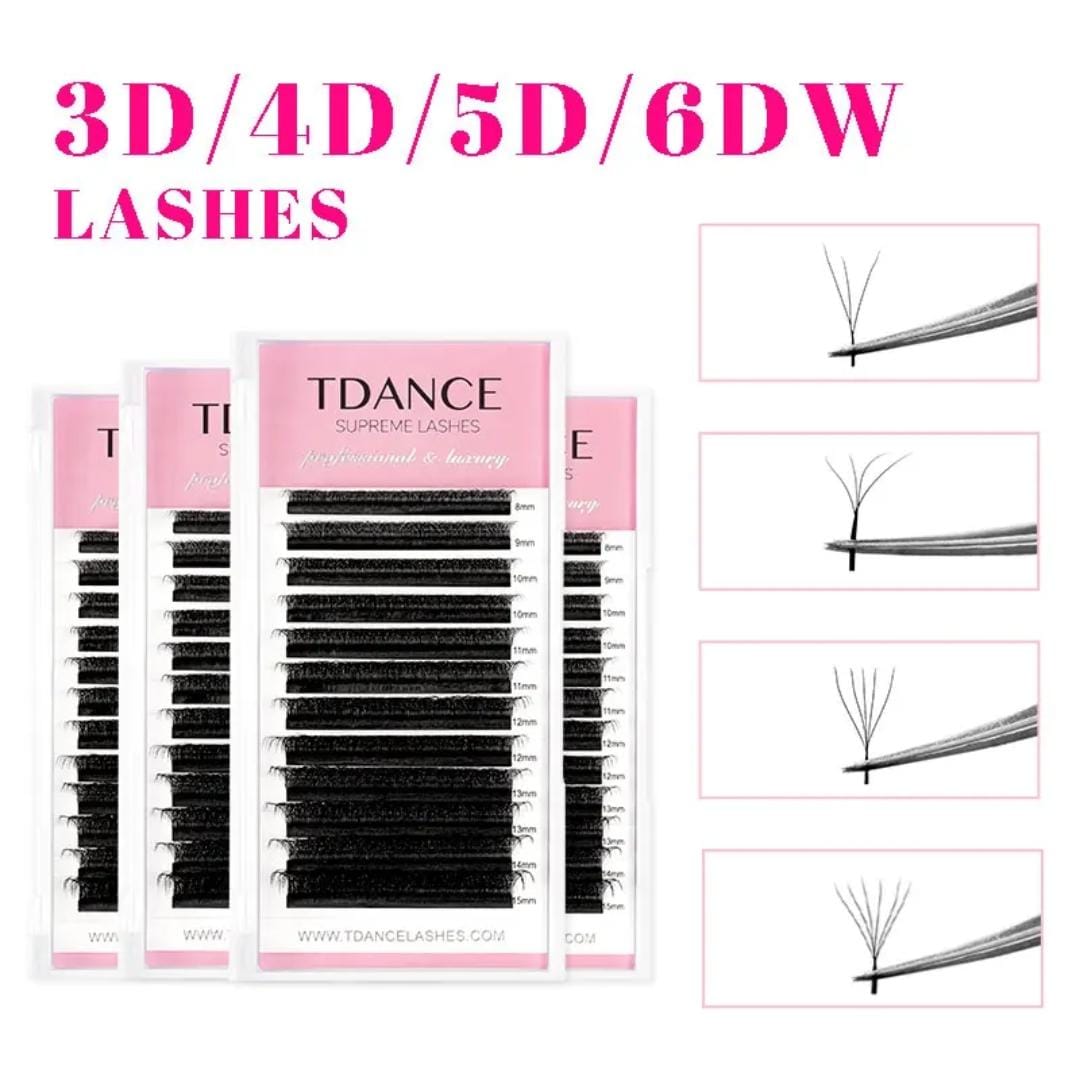 T Dance fibras tecnológicas Blister Chico C o D- 3D/4D/5D/6D/7D/12D/14D 8-15 mix (extensiones)