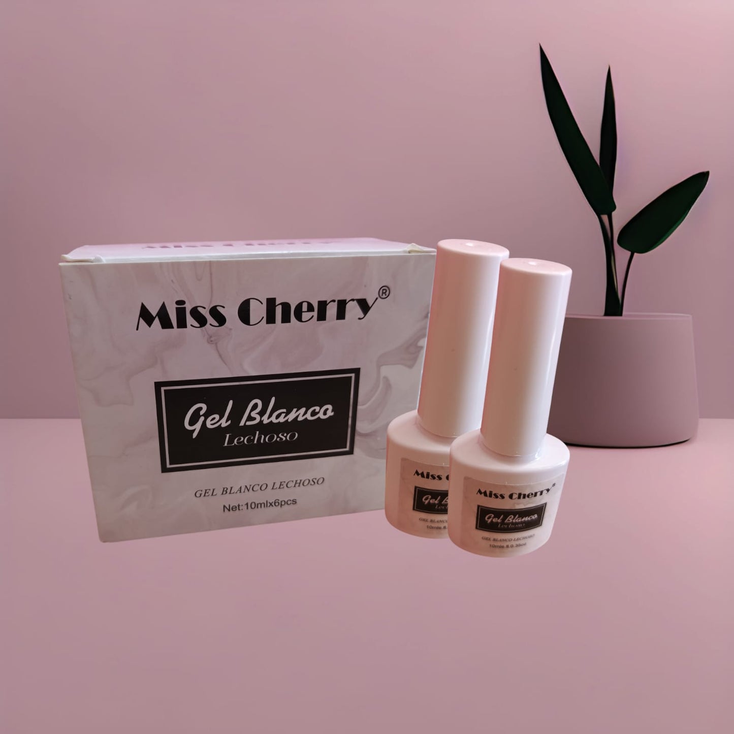 Gel Lechoso Miss Cherry 6 piezas