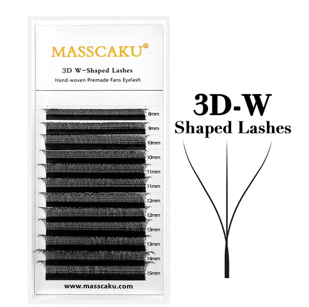 Masscaku 3D/4D/5D/6D/7D/Doble 3D / Fibras tecnológicas 0.07 mm 8-15 mix (extensiones)