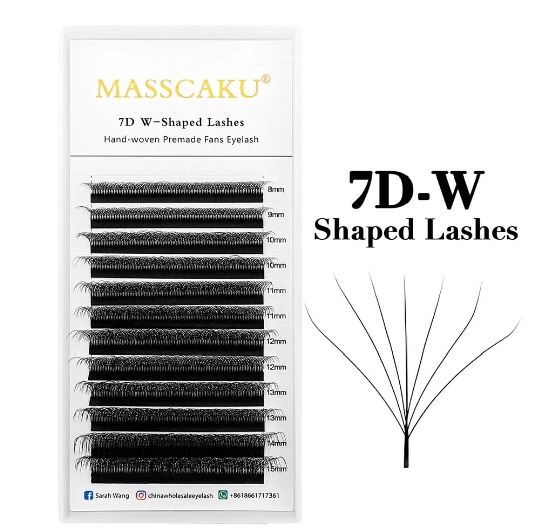 Masscaku 3D/4D/5D/6D/7D/Doble 3D / Fibras tecnológicas 0.07 mm 8-15 mix (extensiones)